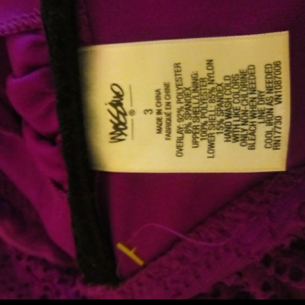 Mossimo Swim Suit Size 3X Peplum Mesh Ruched - Picture 11 of 11